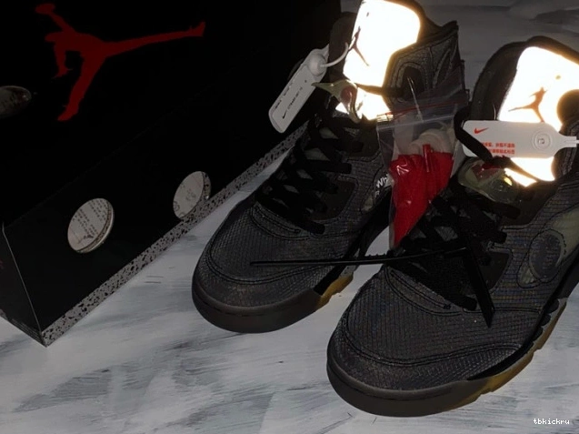 Cheap TBkick 5 Jordan x CT8480-001 Air Off-White Black 0729